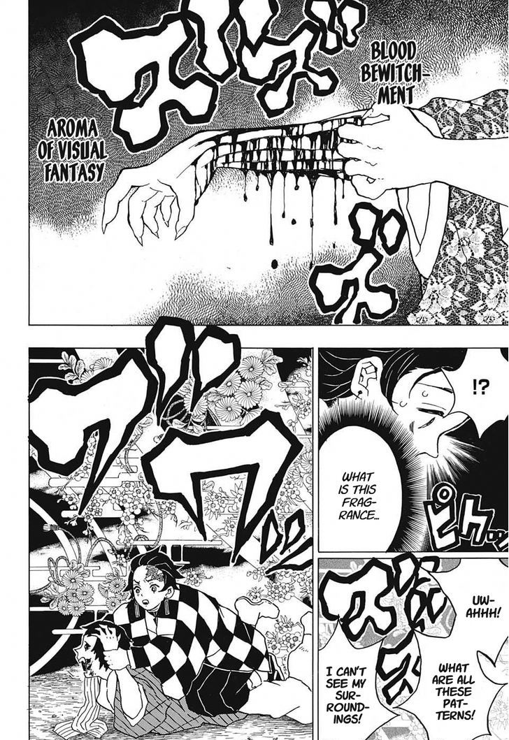 Kimetsu no Yaiba Chapter 14 page 8 - Chapter 14: Kibutsuji's Wrath / The Smell of Enchanting Blood