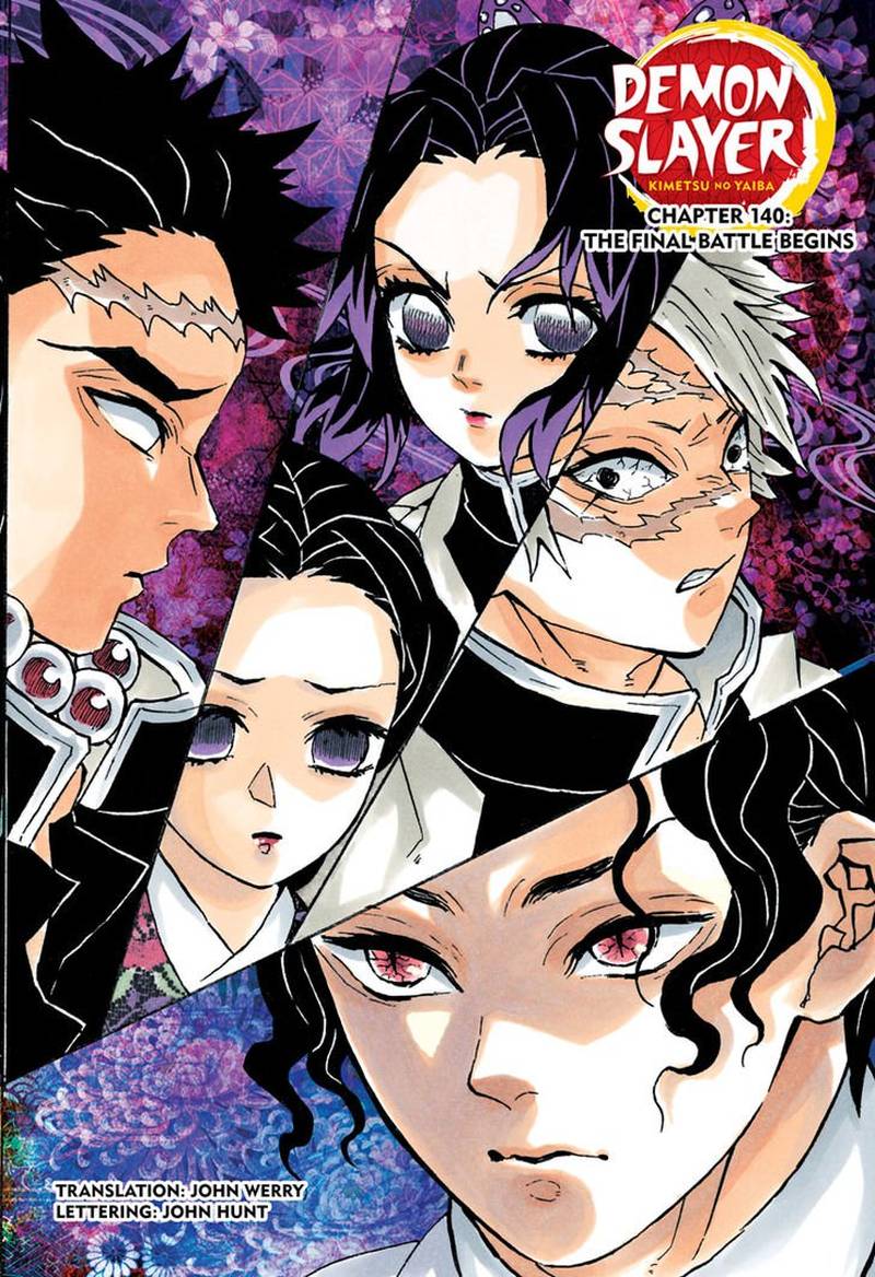 Kimetsu no Yaiba Chapter 140 page 2 - Chapter 140: The Final Battle Begins