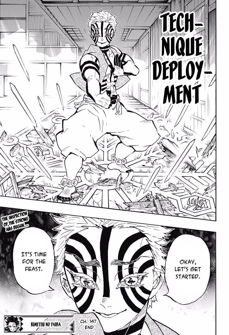 Kimetsu no Yaiba Chapter 147 page 20 - Chapter 147: Small Cogs