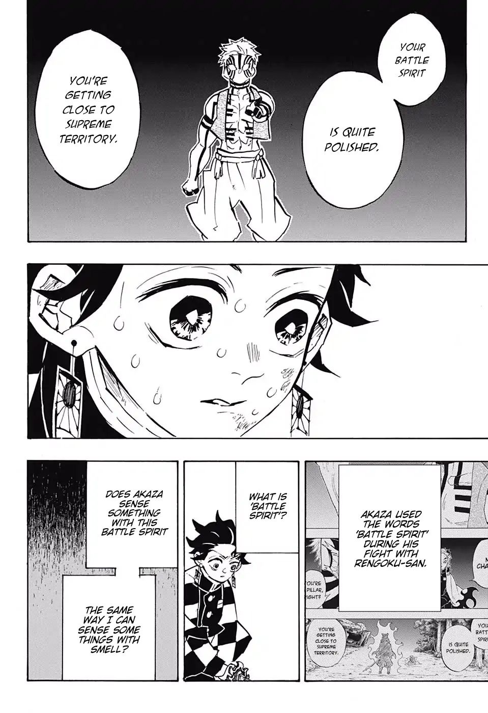 Kimetsu no Yaiba Chapter 150 page 10 - Chapter 150: Noticing