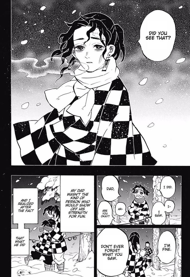 Kimetsu no Yaiba Chapter 151 page 14 - Chapter 151: The Sound of Bells on a Snowy Moonlight Night