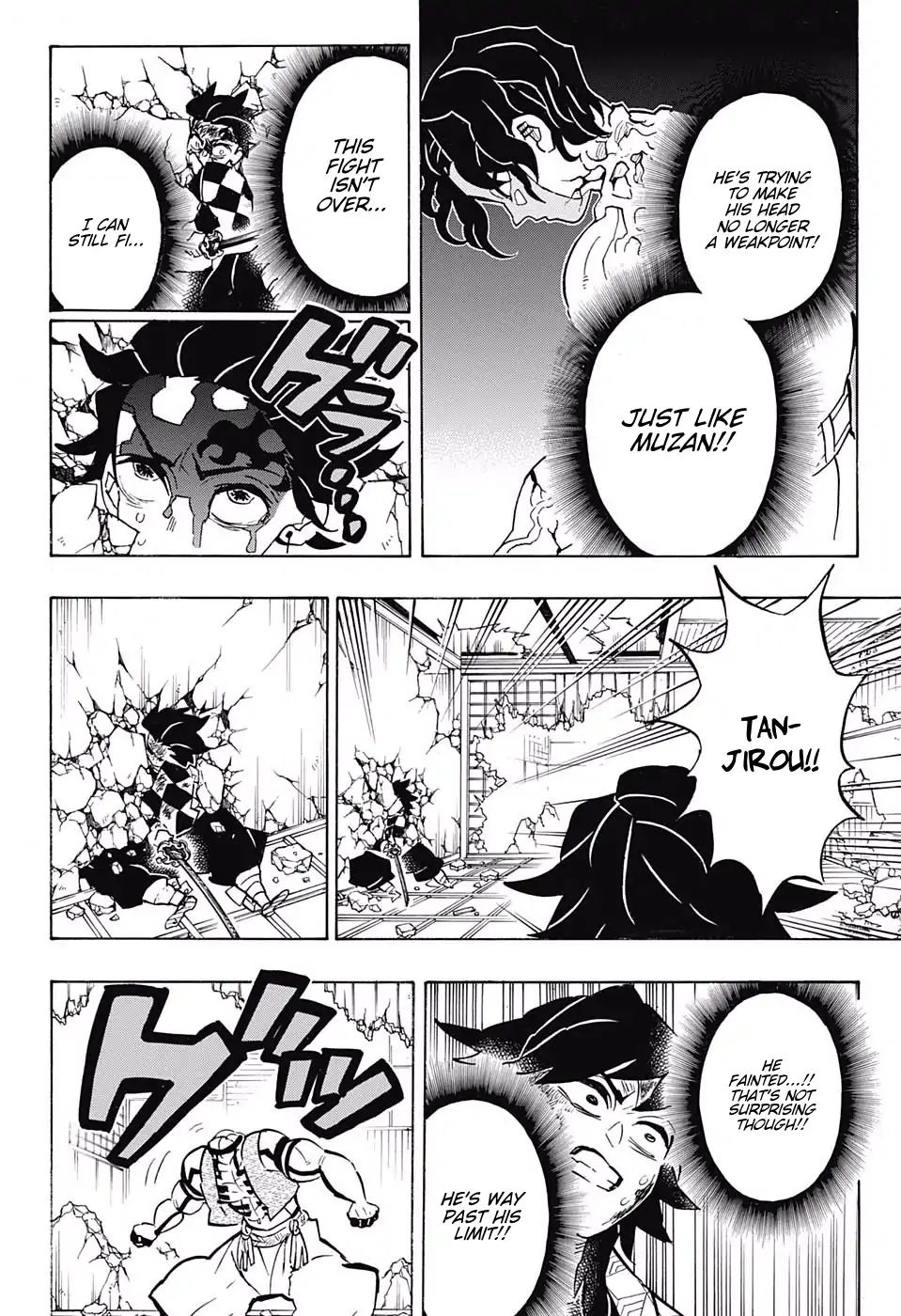 Kimetsu no Yaiba Chapter 153 page 14 - Chapter 153: Pulled