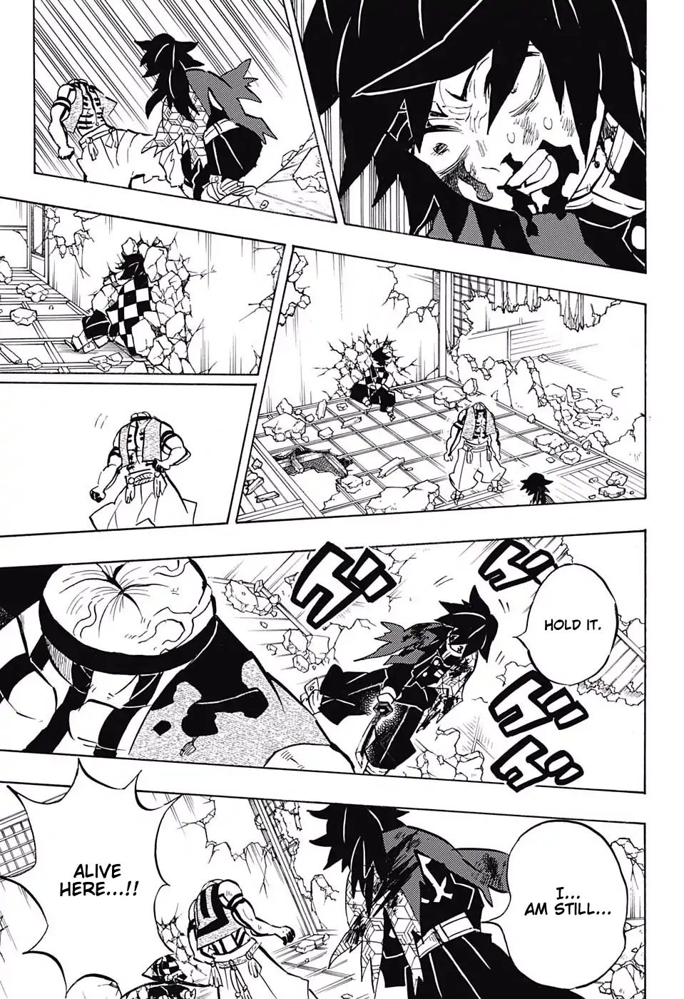 Kimetsu no Yaiba Chapter 153 page 17 - Chapter 153: Pulled