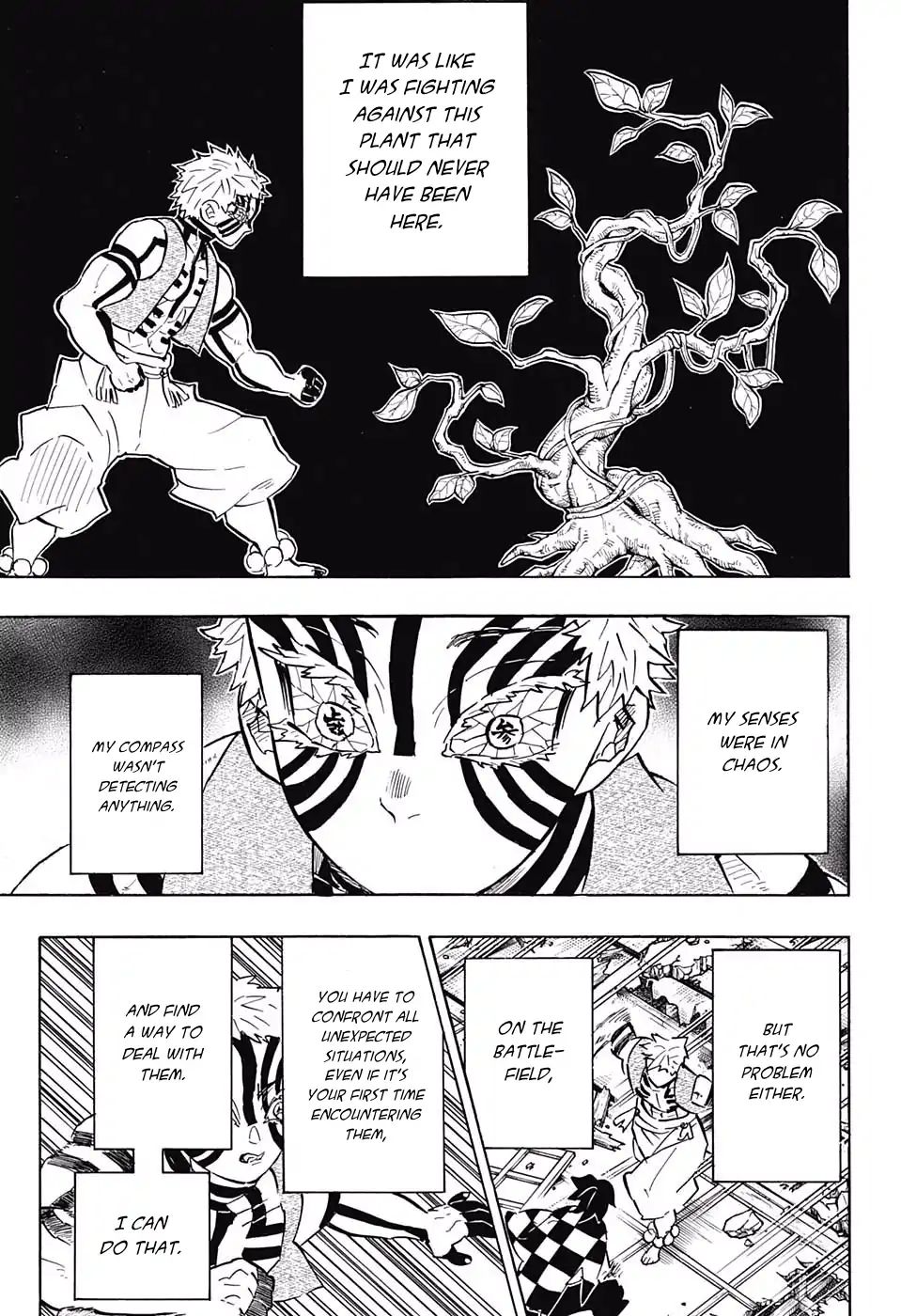 Kimetsu no Yaiba Chapter 153 page 3 - Chapter 153: Pulled