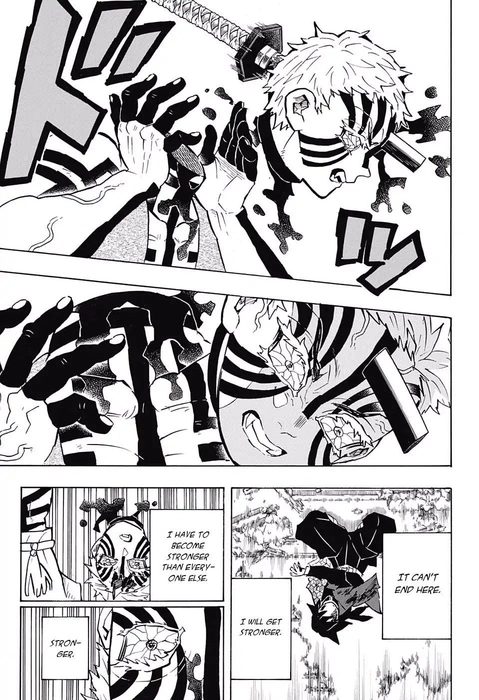 Kimetsu no Yaiba Chapter 153 page 7 - Chapter 153: Pulled