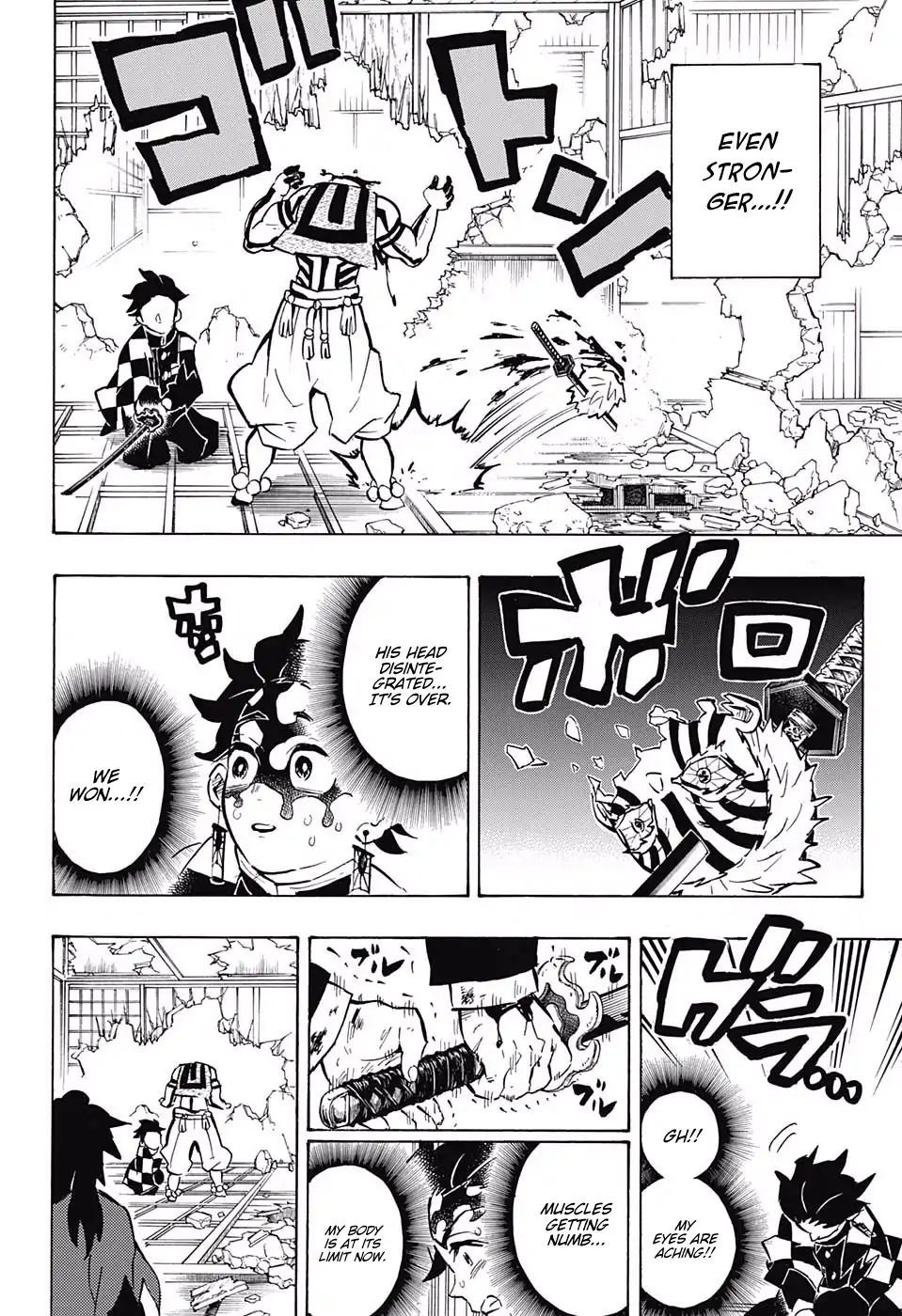 Kimetsu no Yaiba Chapter 153 page 8 - Chapter 153: Pulled