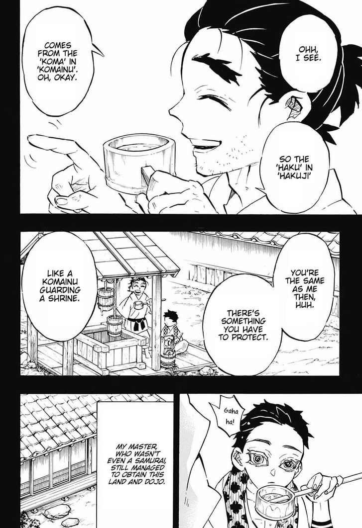 Kimetsu no Yaiba Chapter 155 page 4 - Chapter 155: Useless Komainu