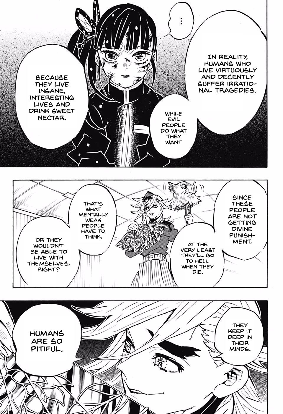 Kimetsu no Yaiba Chapter 161 page 3 - Chapter 161: Flapping Butterfly Wings