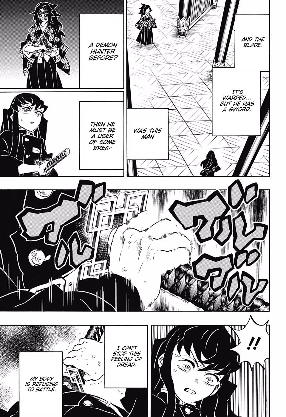 Kimetsu no Yaiba Chapter 165 page 3 - Chapter 165: Stunned and Trembling
