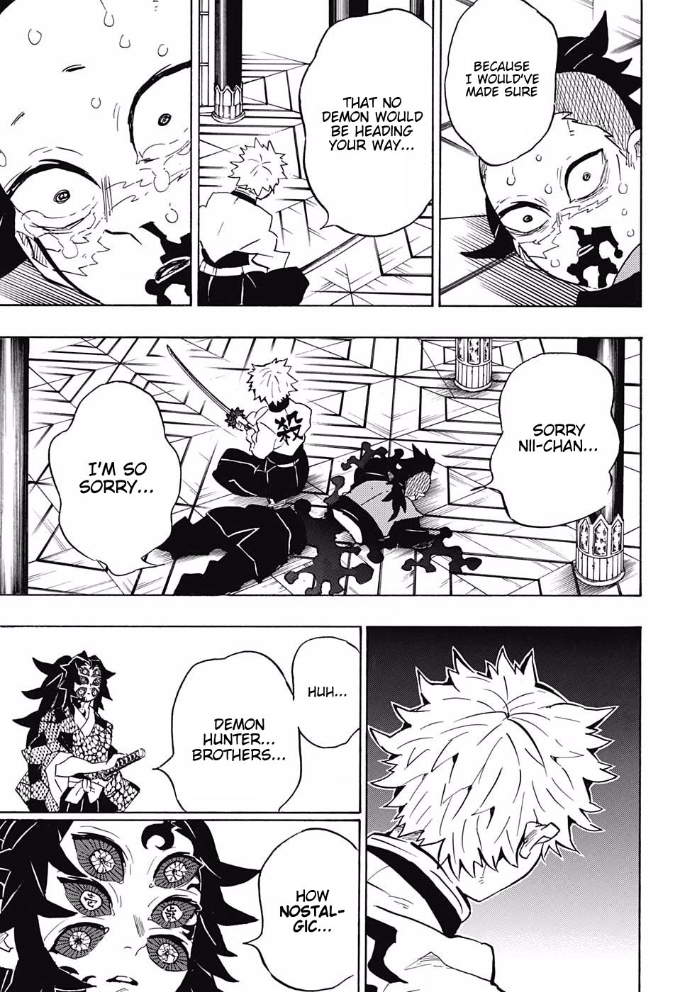 Kimetsu no Yaiba Chapter 166 page 15 - Chapter 166: True Feelings