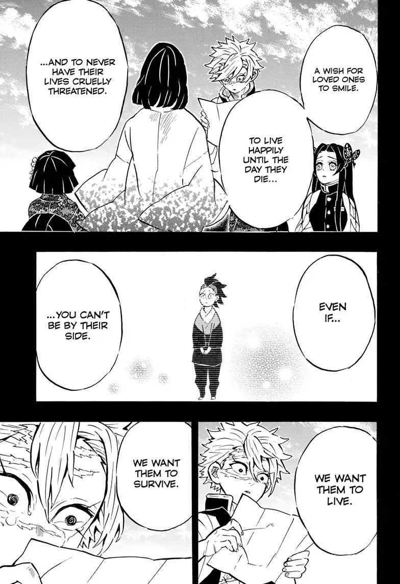 Kimetsu no Yaiba Chapter 168 page 16 - Chapter 168: Never Disappear