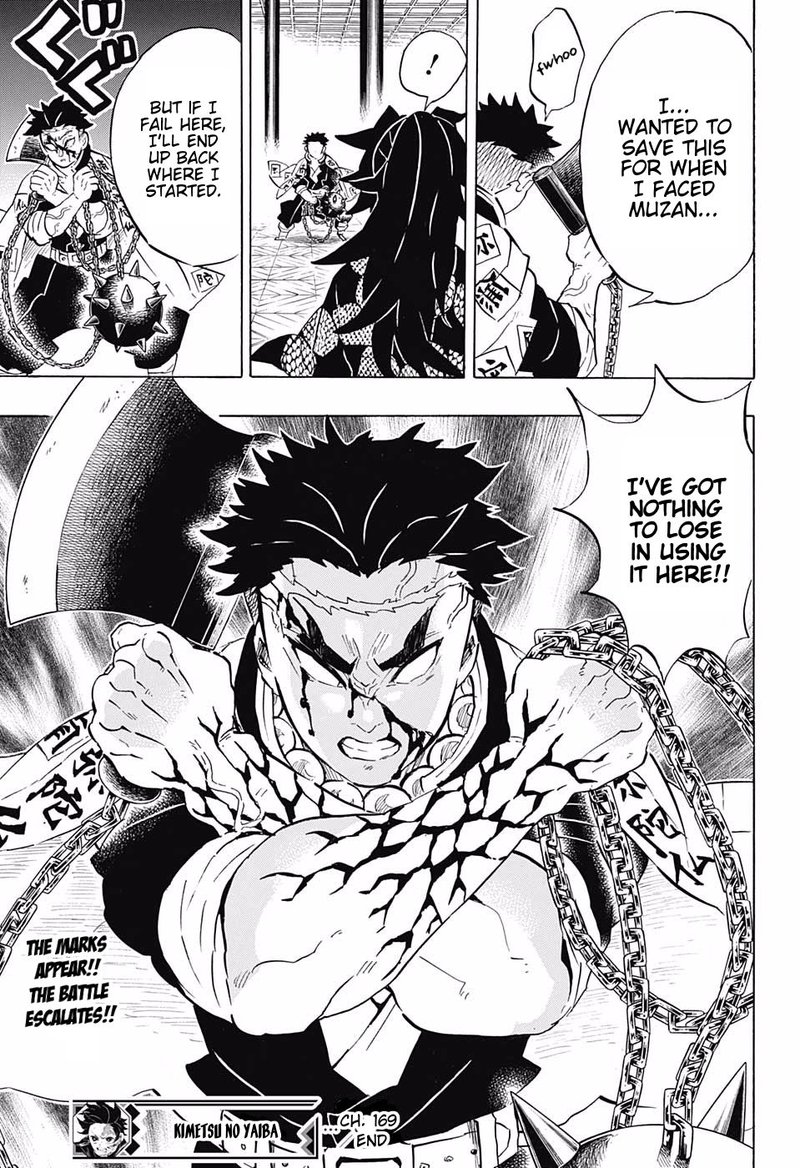 Kimetsu no Yaiba Chapter 169 page 18 - Chapter 169: Rumbling