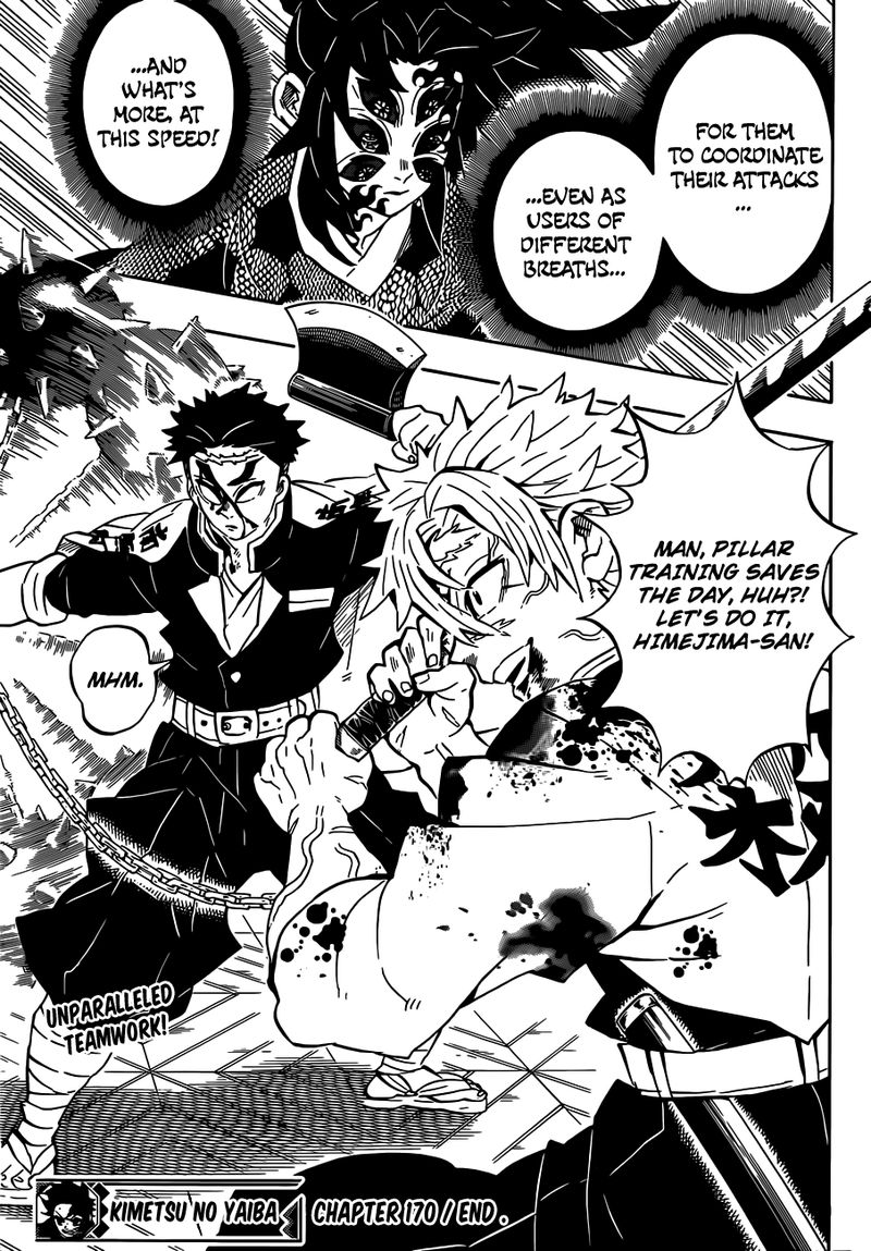 Kimetsu no Yaiba Chapter 170 page 19 - Chapter 170: The Immovable Hashira