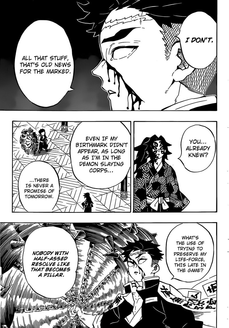 Kimetsu no Yaiba Chapter 170 page 9 - Chapter 170: The Immovable Hashira