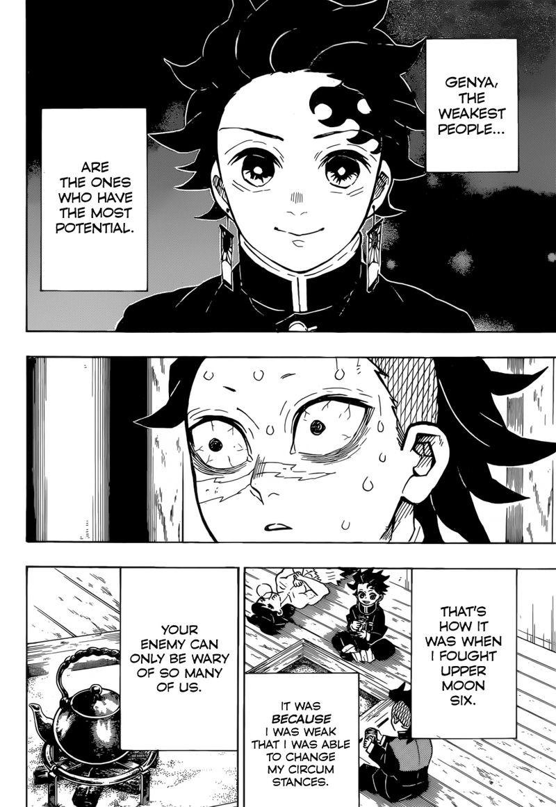 Kimetsu no Yaiba Chapter 172 page 16 - Chapter 172: A Weakling's Potential