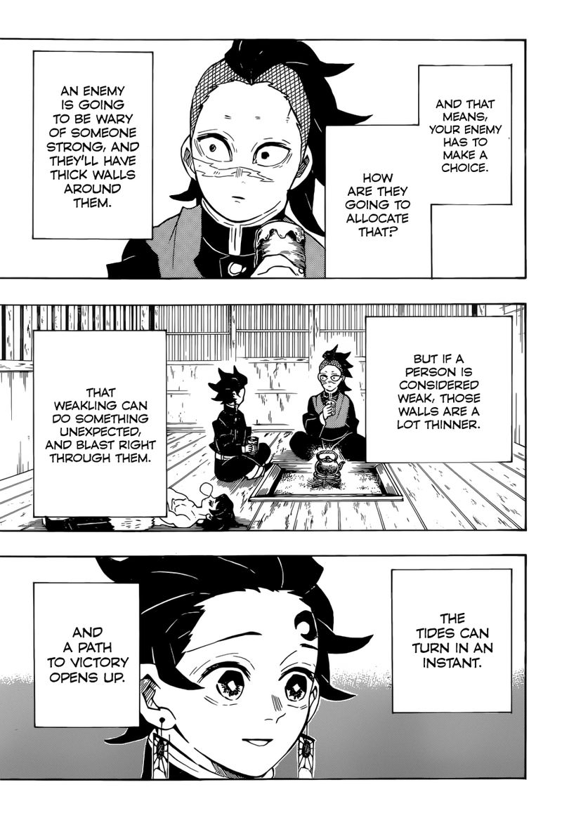 Kimetsu no Yaiba Chapter 172 page 17 - Chapter 172: A Weakling's Potential