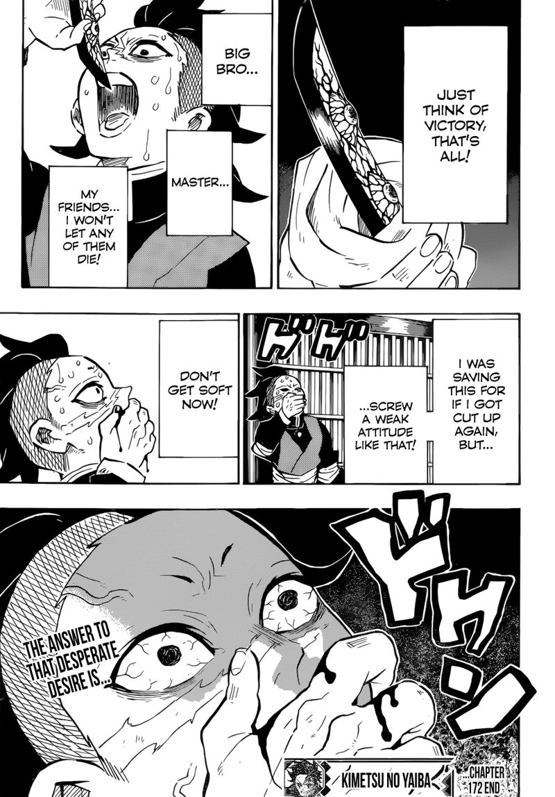 Kimetsu no Yaiba Chapter 172 page 19 - Chapter 172: A Weakling's Potential