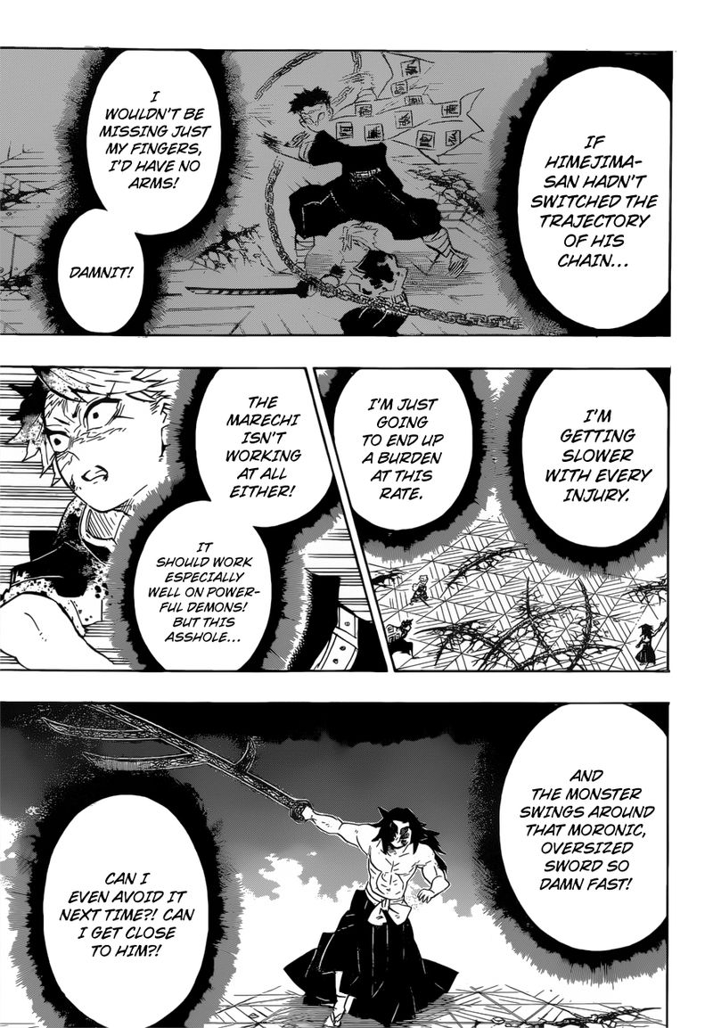 Kimetsu no Yaiba Chapter 172 page 3 - Chapter 172: A Weakling's Potential