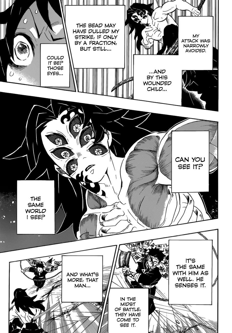 Kimetsu no Yaiba Chapter 173 page 15 - Chapter 173: The Path of Opening a Steadfast Heart
