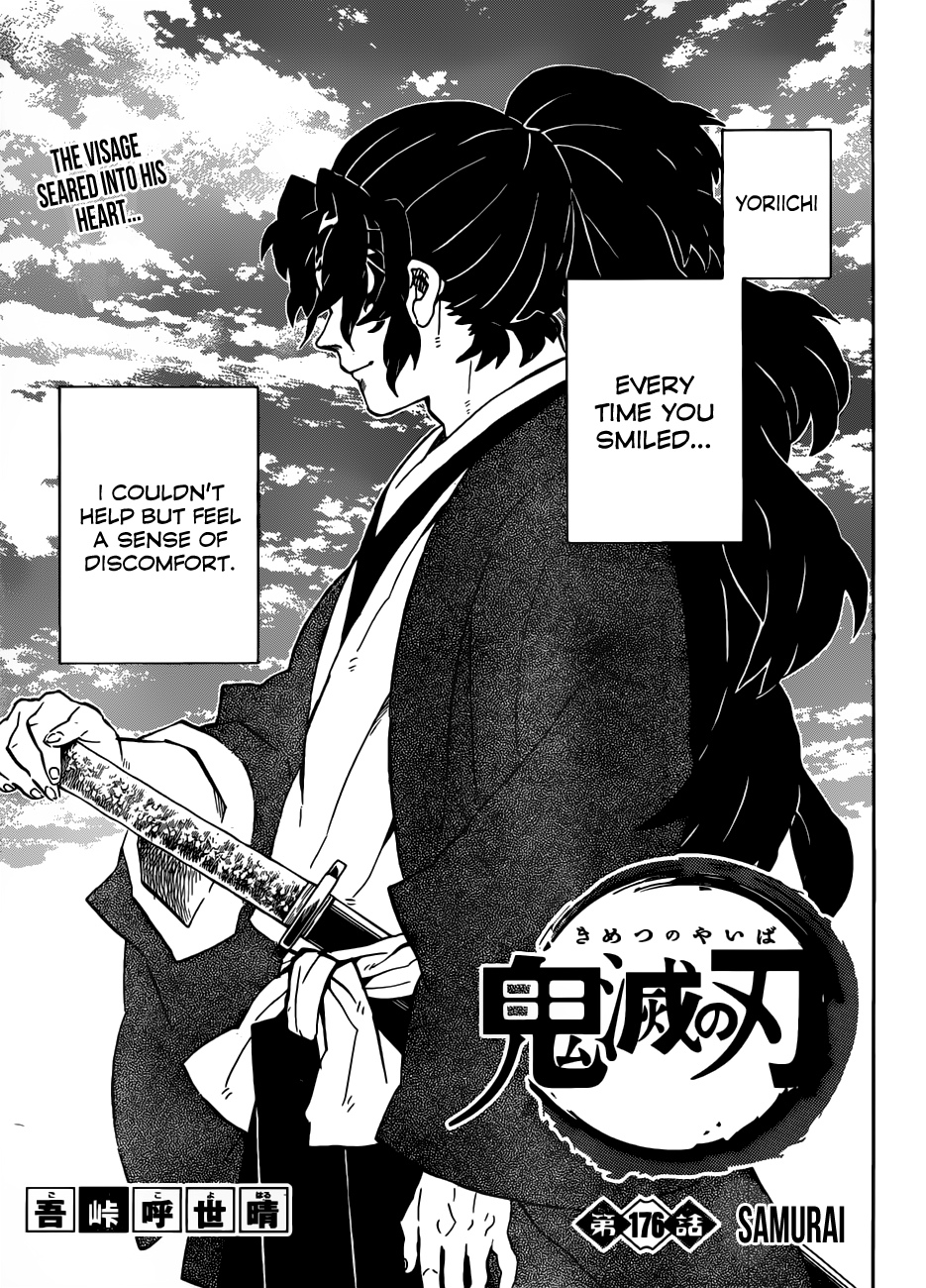 Kimetsu no Yaiba Chapter 176 page 1 - Chapter 176: Samurai