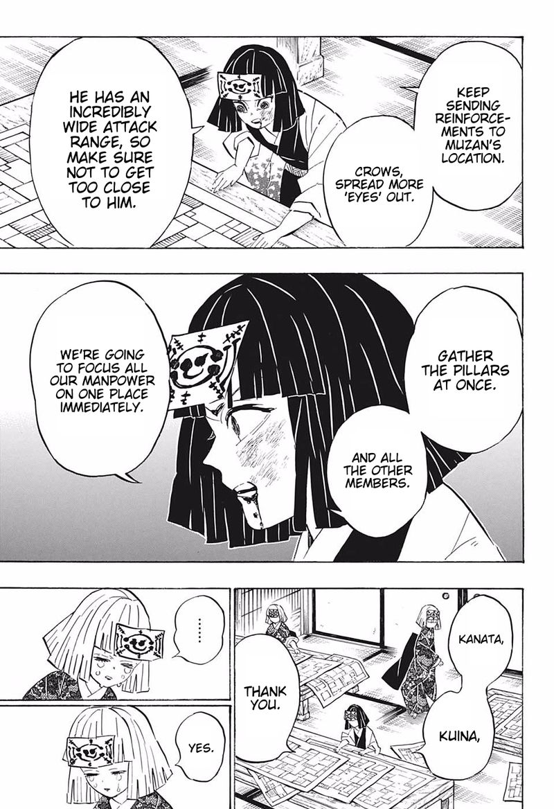 Kimetsu no Yaiba Chapter 181 page 5 - Chapter 181: Disaster