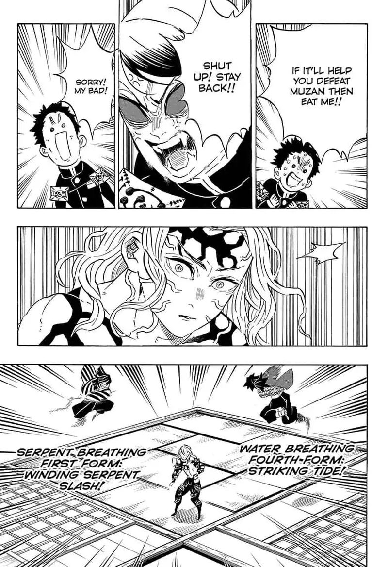 Kimetsu no Yaiba Chapter 183 page 9 - Chapter 183: A Clash of Wills
