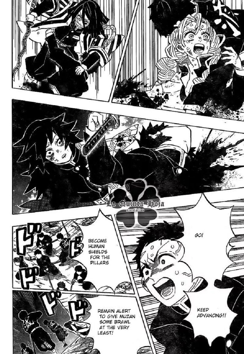 Kimetsu no Yaiba Chapter 184 page 12 - Chapter 184: Leaving the Warfront