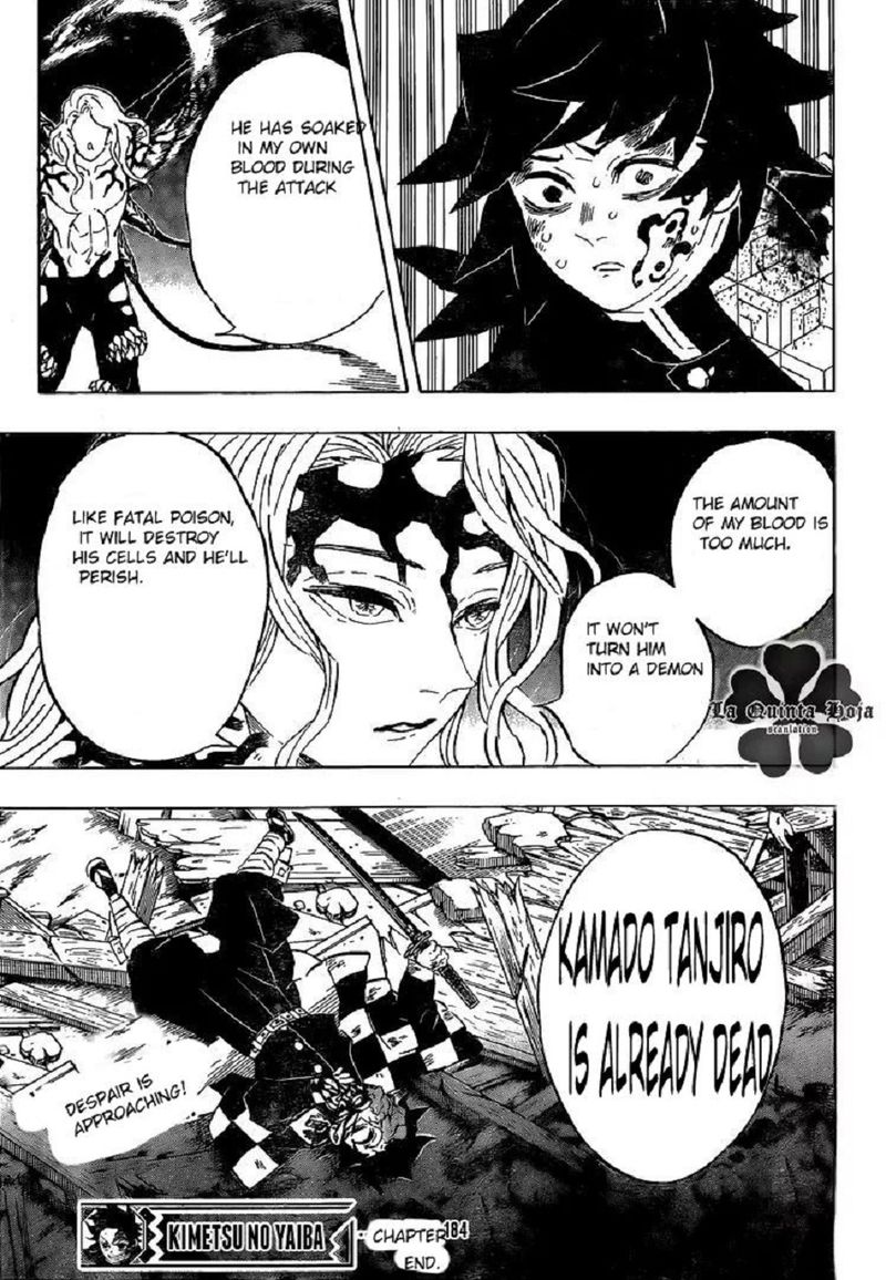 Kimetsu no Yaiba Chapter 184 page 18 - Chapter 184: Leaving the Warfront