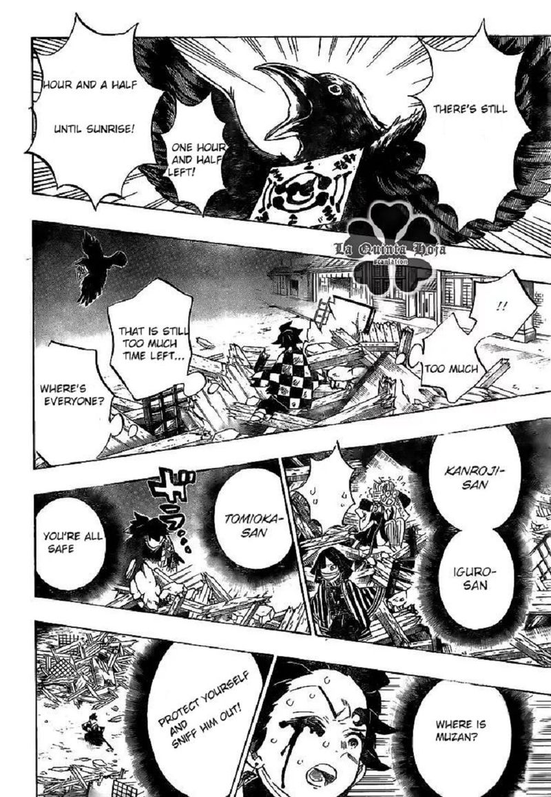 Kimetsu no Yaiba Chapter 184 page 4 - Chapter 184: Leaving the Warfront