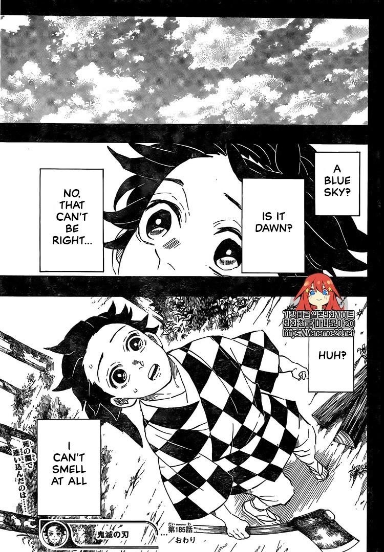 Kimetsu no Yaiba Chapter 185 page 19 - Chapter 185: A World Without Smell