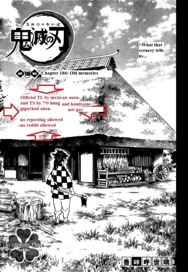 Kimetsu no Yaiba Chapter 186 page 1 - Chapter 186: Ancient Memories