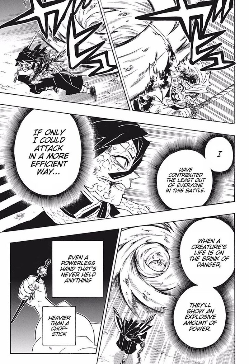 Kimetsu no Yaiba Chapter 189 page 15 - Chapter 189: Reassuring Comrades