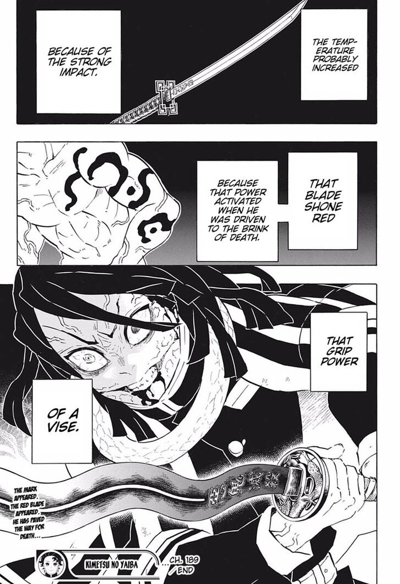 Kimetsu no Yaiba Chapter 189 page 17 - Chapter 189: Reassuring Comrades
