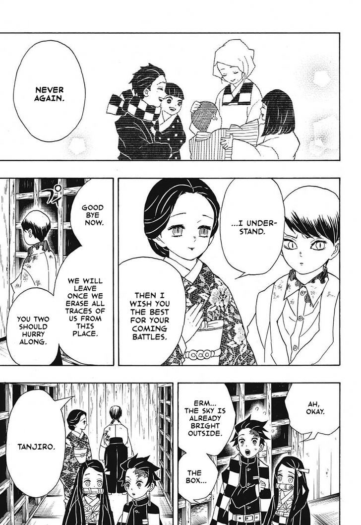 Kimetsu no Yaiba Chapter 19 page 17 - Chapter 19: Together Forever