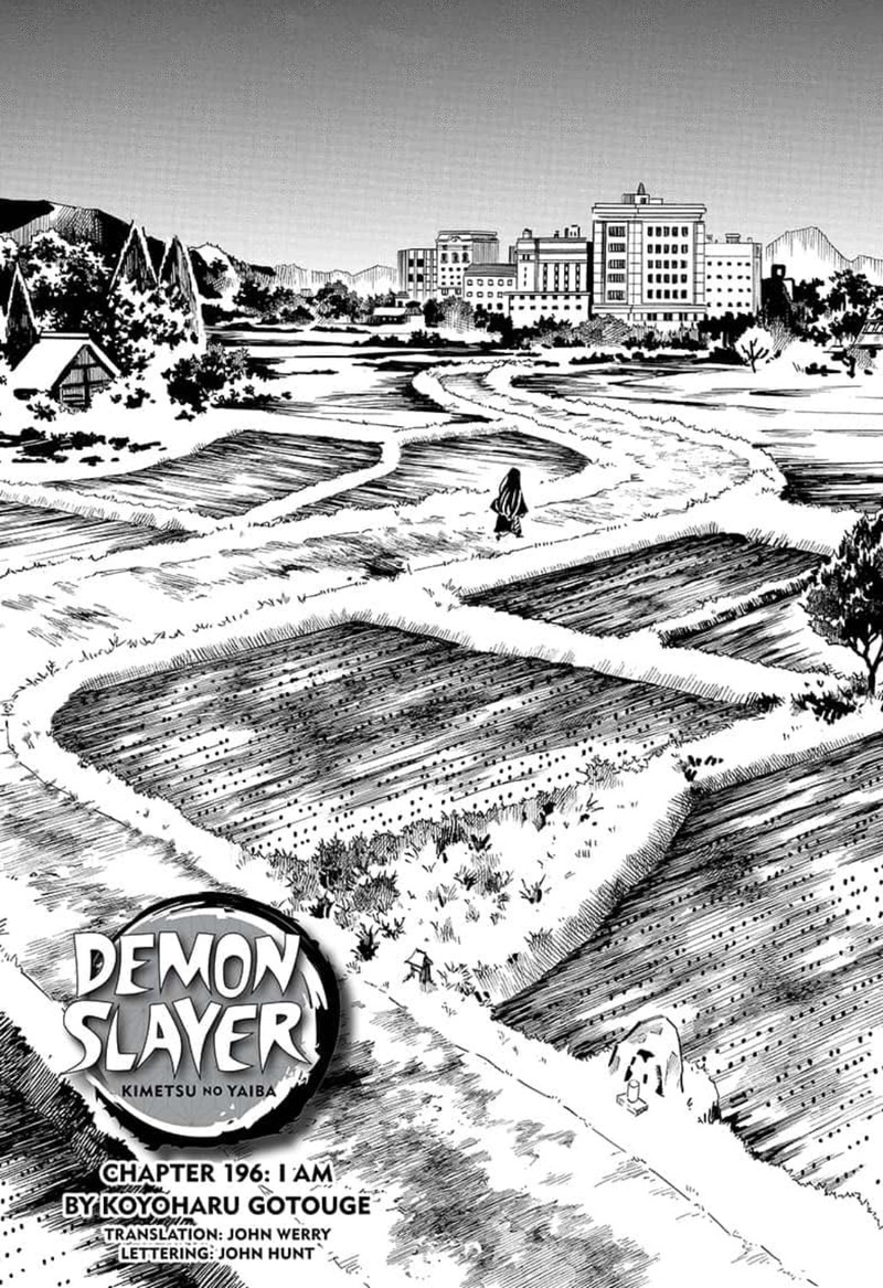 Kimetsu no Yaiba Chapter 196 page 1 - Chapter 196: I Am