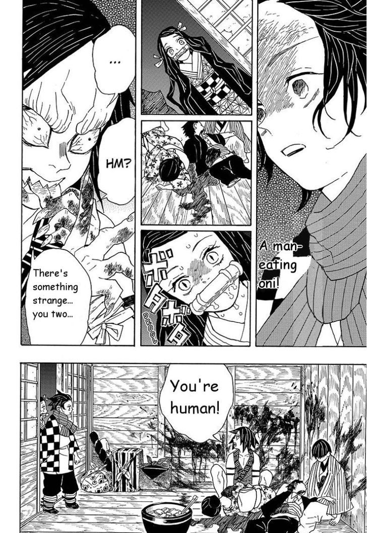 Kimetsu no Yaiba Chapter 2 page 10 - Chapter 2: The Stranger