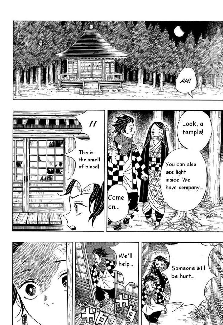 Kimetsu no Yaiba Chapter 2 page 8 - Chapter 2: The Stranger
