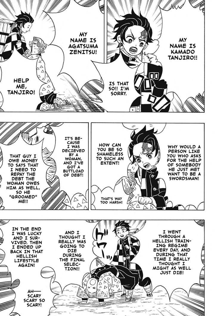 Kimetsu no Yaiba Chapter 20 page 7 - Chapter 20: Zenitsu Agatsuma