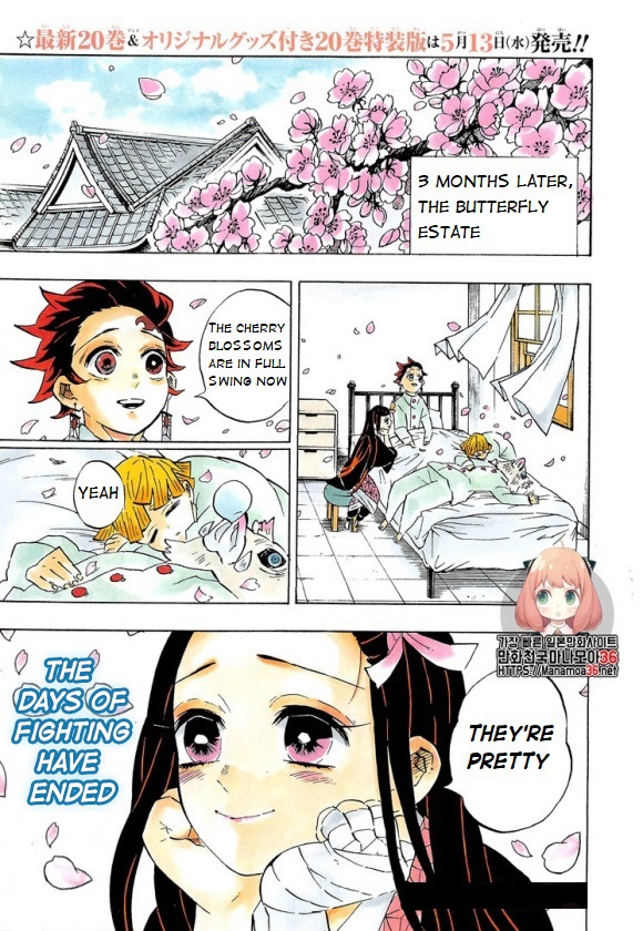 Kimetsu no Yaiba Chapter 204 page 1 - Chapter 204: A World Without Demons