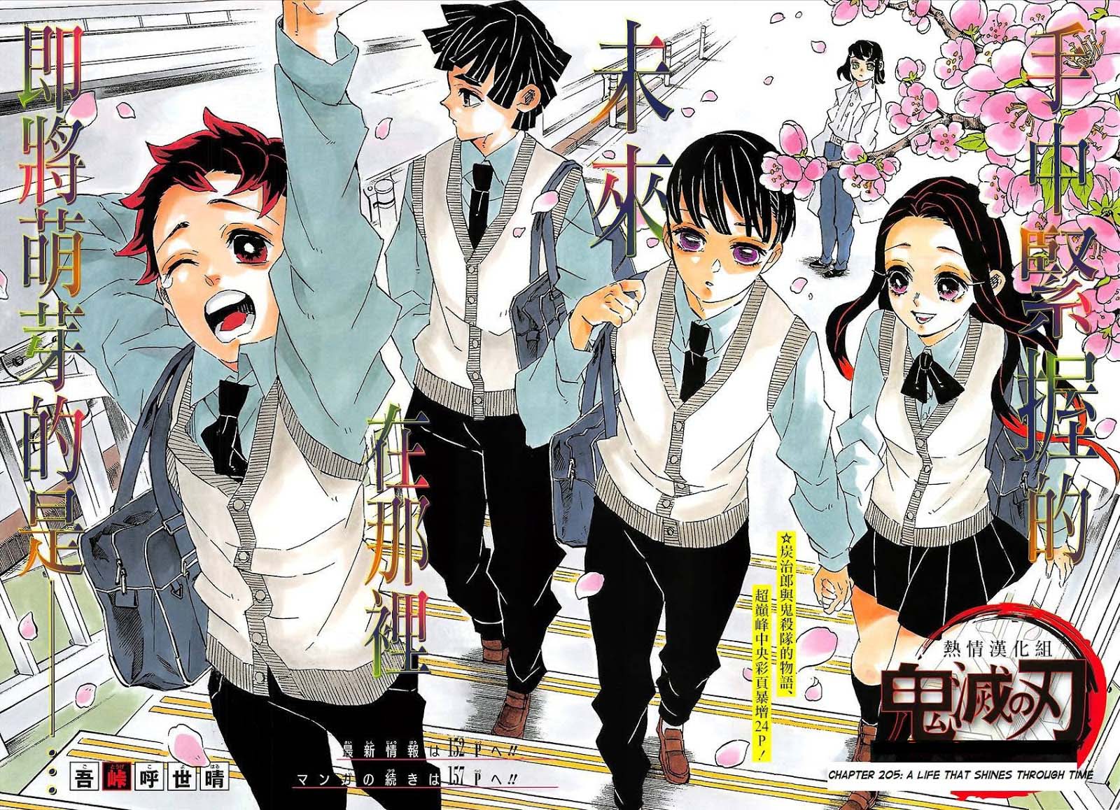 Kimetsu no Yaiba Chapter 205 page 2 - Chapter 205: Life Shining Across the Years