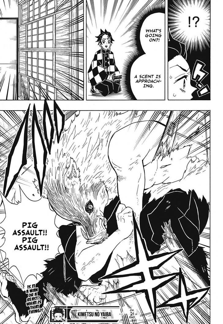 Kimetsu no Yaiba Chapter 21 page 19 - Chapter 21: Tsuzumi Mansion