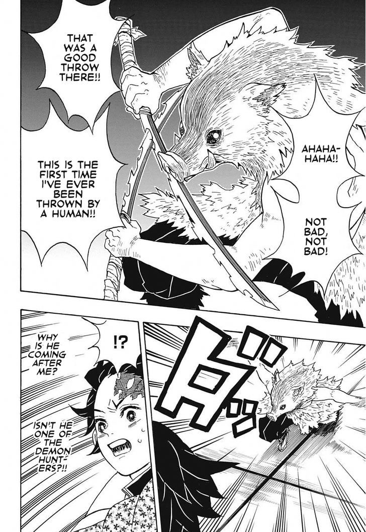 Kimetsu no Yaiba Chapter 22 page 8 - Chapter 22: Rushing Boar
