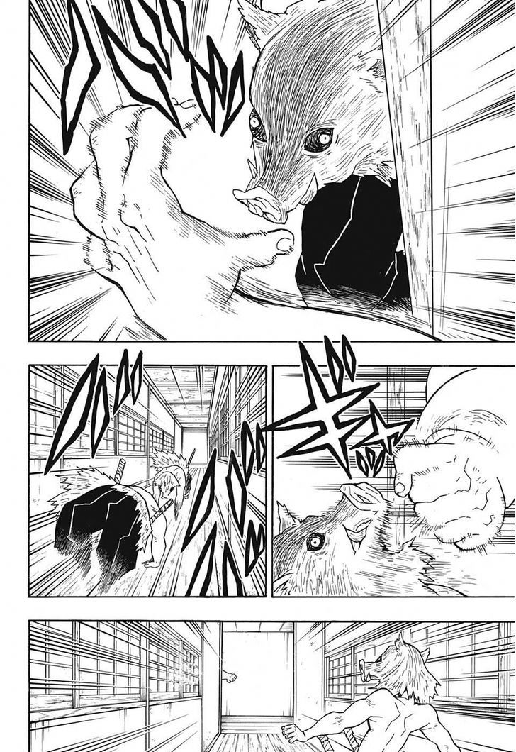 Kimetsu no Yaiba Chapter 23 page 14 - Chapter 23: The Boar Bares Its Fangs, Zenitsu Sleeps