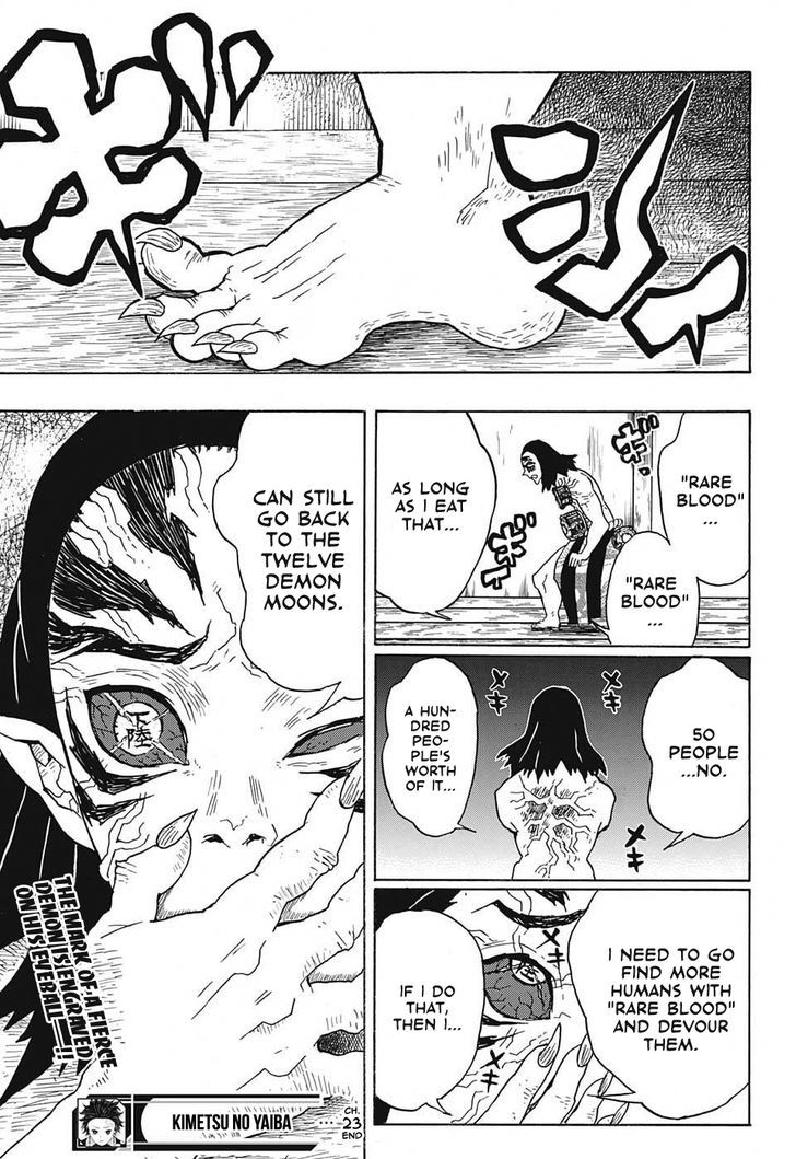 Kimetsu no Yaiba Chapter 23 page 19 - Chapter 23: The Boar Bares Its Fangs, Zenitsu Sleeps