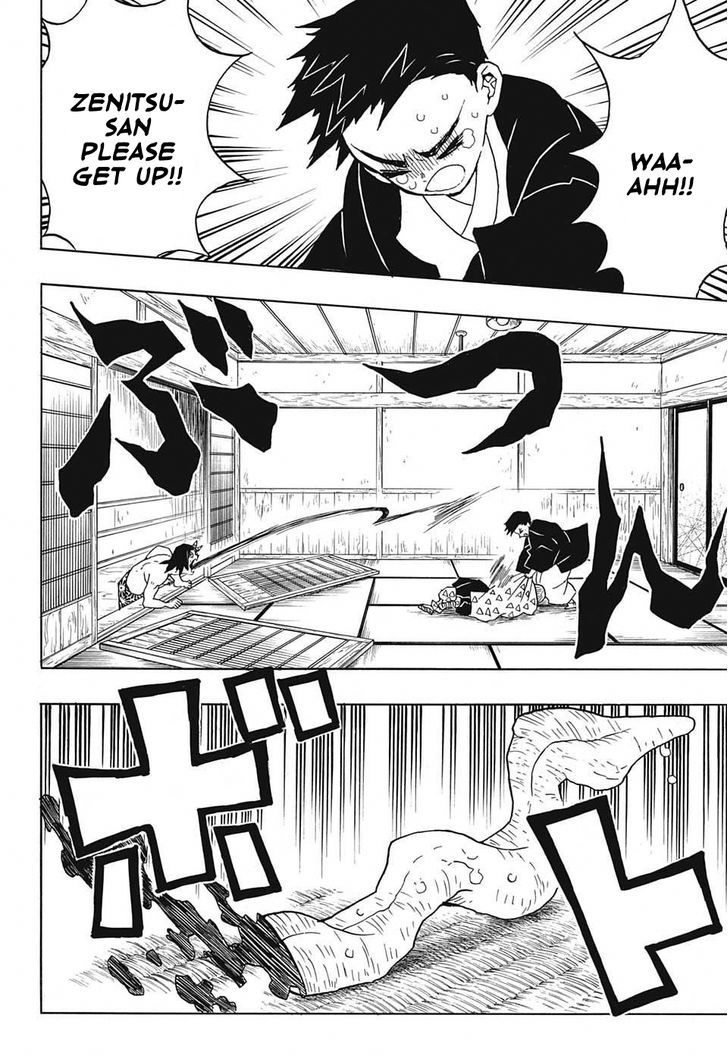 Kimetsu no Yaiba Chapter 23 page 6 - Chapter 23: The Boar Bares Its Fangs, Zenitsu Sleeps