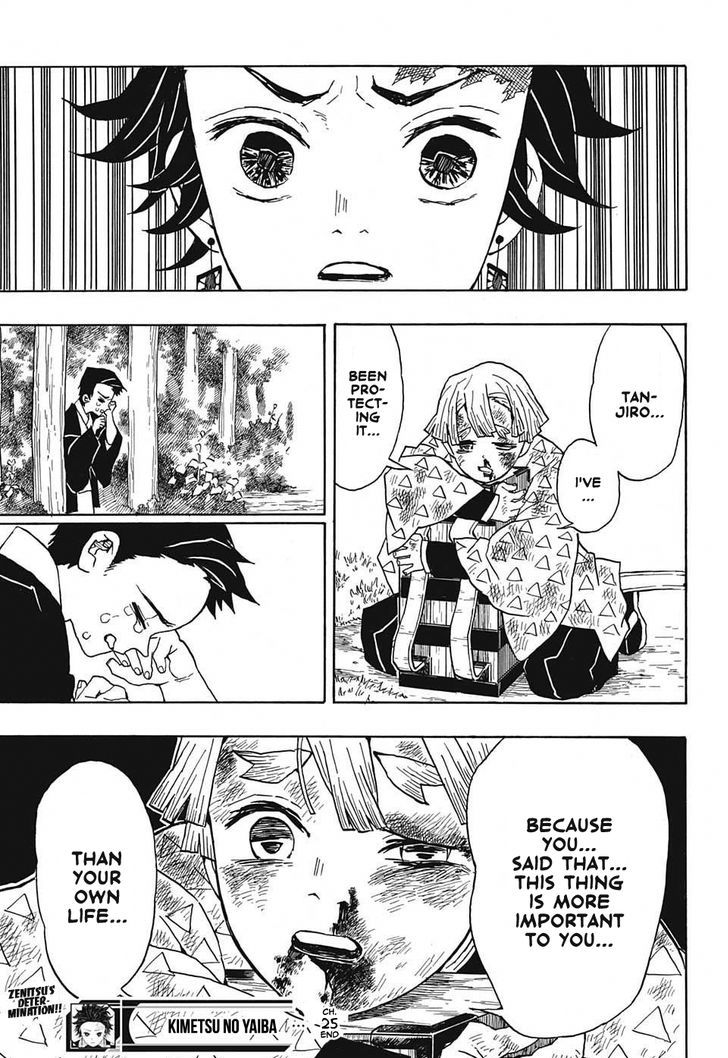 Kimetsu no Yaiba Chapter 25 page 19 - Chapter 25: Believe in Yourself