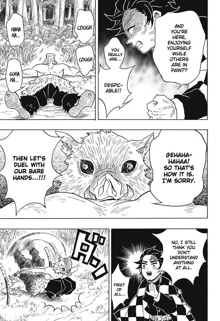 Kimetsu no Yaiba Chapter 26 page 11 - Chapter 26: Barehanded Fight