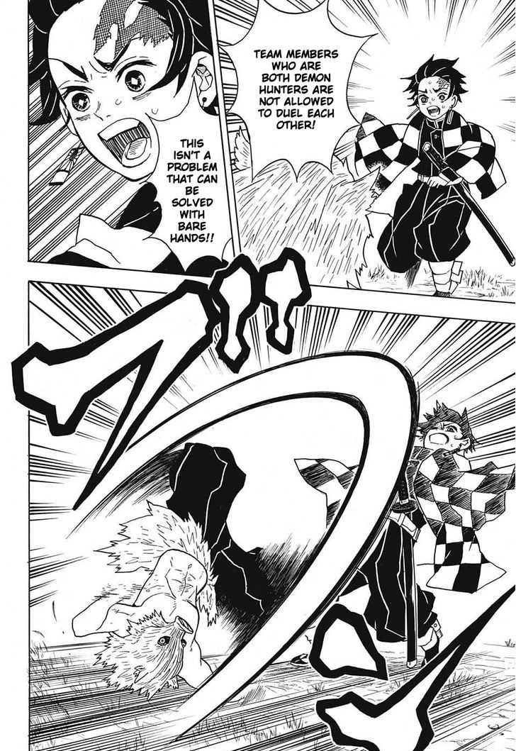 Kimetsu no Yaiba Chapter 26 page 12 - Chapter 26: Barehanded Fight