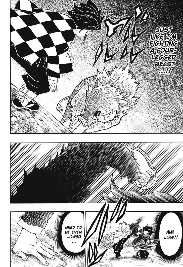 Kimetsu no Yaiba Chapter 26 page 14 - Chapter 26: Barehanded Fight