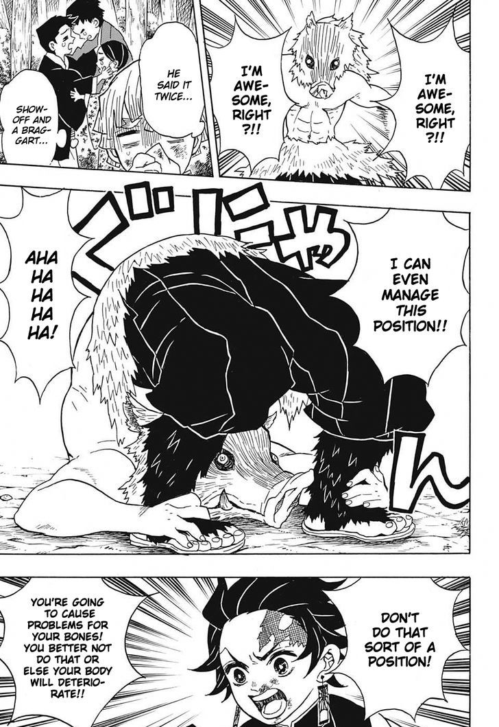 Kimetsu no Yaiba Chapter 26 page 17 - Chapter 26: Barehanded Fight